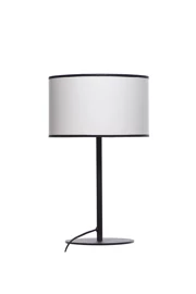   
                        
                        Настільна лампа NB LIGHT (Україна) 50662    
                         у стилі Модерн.  
                        Тип джерела світла: світлодіодна лампа, змінна.                                                 Кольори плафонів і підвісок: Білий, Чорний.                         Матеріал: Тканина.                          фото 1