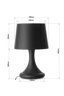   
                        Настільна лампа NB LIGHT (Україна) 50712    
                         у стилі модерн.  
                        Тип джерела світла: cвітлодіодні led, енергозберігаючі, розжарювання.                                                 Кольори плафонів і підвісок: чорний.                         Матеріал: тканина.                          фото 5