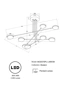   
                        
                        Люстра MAYTONI (Германия) 50739    
                         в стиле Хай-тек.  
                        Тип источника света: встроенный led-модуль, несъемный.                         Форма: Круг.                         Цвета плафонов и подвесок: Белый.                         Материал: Акрил.                          фото 7