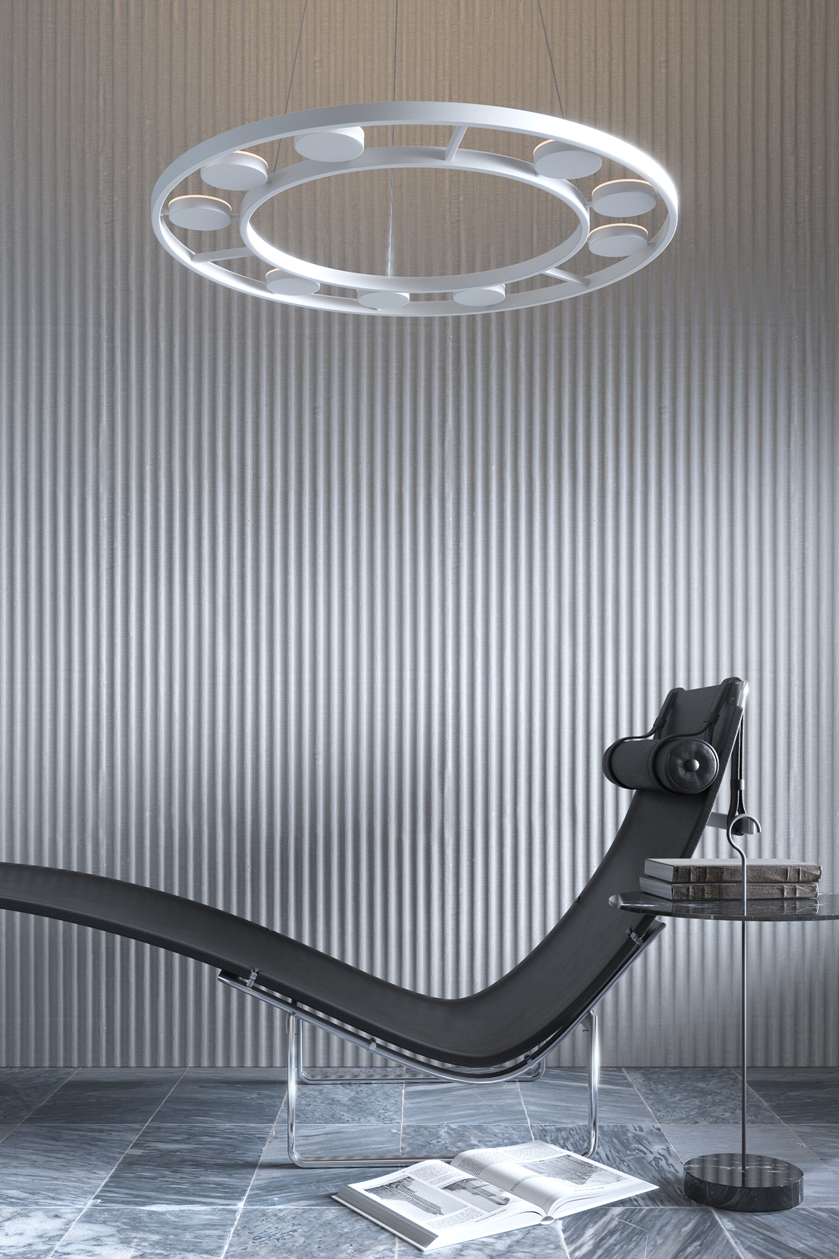   
                        Люстра MAYTONI  (Германия) 50740    
                         в стиле хай-тек.  
                        Тип источника света: встроенные светодиоды led.                         Форма: круг.                         Цвета плафонов и подвесок: белый.                         Материал: акрил.                          фото 5