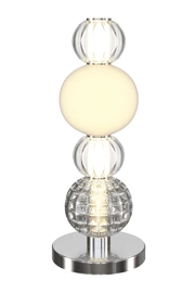   
                        Настільна лампа MAYTONI (Німеччина) 50742    
                         у стилі модерн.  
                        Тип джерела світла: вбудовані світлодіоди led.                                                 Кольори плафонів і підвісок: прозорий.                         Матеріал: скло.                          фото 1