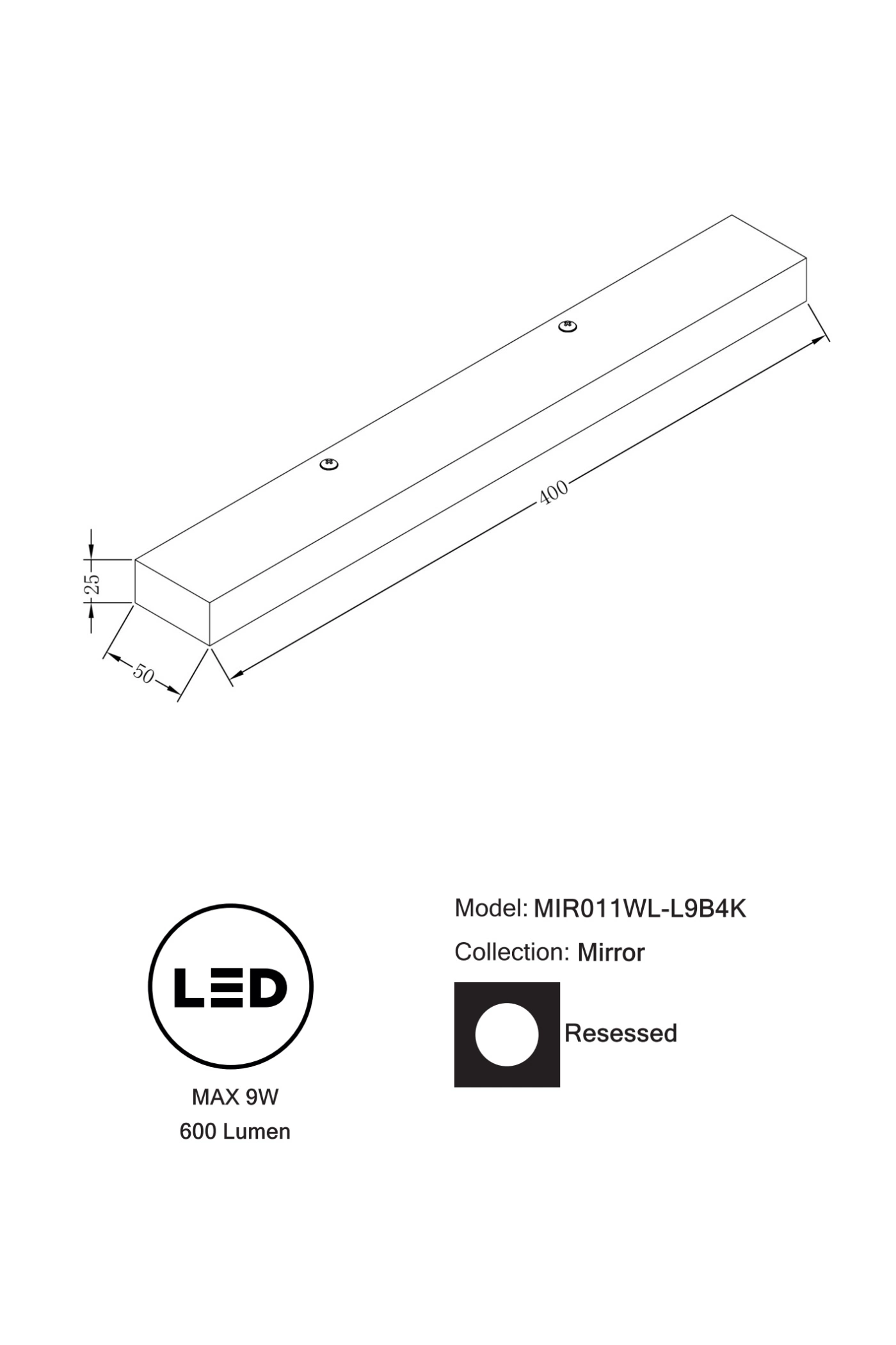   
                        
                        Світильник настінний MAYTONI (Німеччина) 50773    
                         у стилі Модерн.  
                        Тип джерела світла: вбудований led-модуль, незмінний.                                                 Кольори плафонів і підвісок: Білий.                         Матеріал: Акрил.                          фото 5