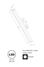   
                        
                        Декоративна підсвітка MAYTONI (Німеччина) 50775    
                         у стилі Хай-тек.  
                        Тип джерела світла: вбудований led-модуль, незмінний.                                                 Кольори плафонів і підвісок: Білий.                         Матеріал: Пластик.                          фото 3