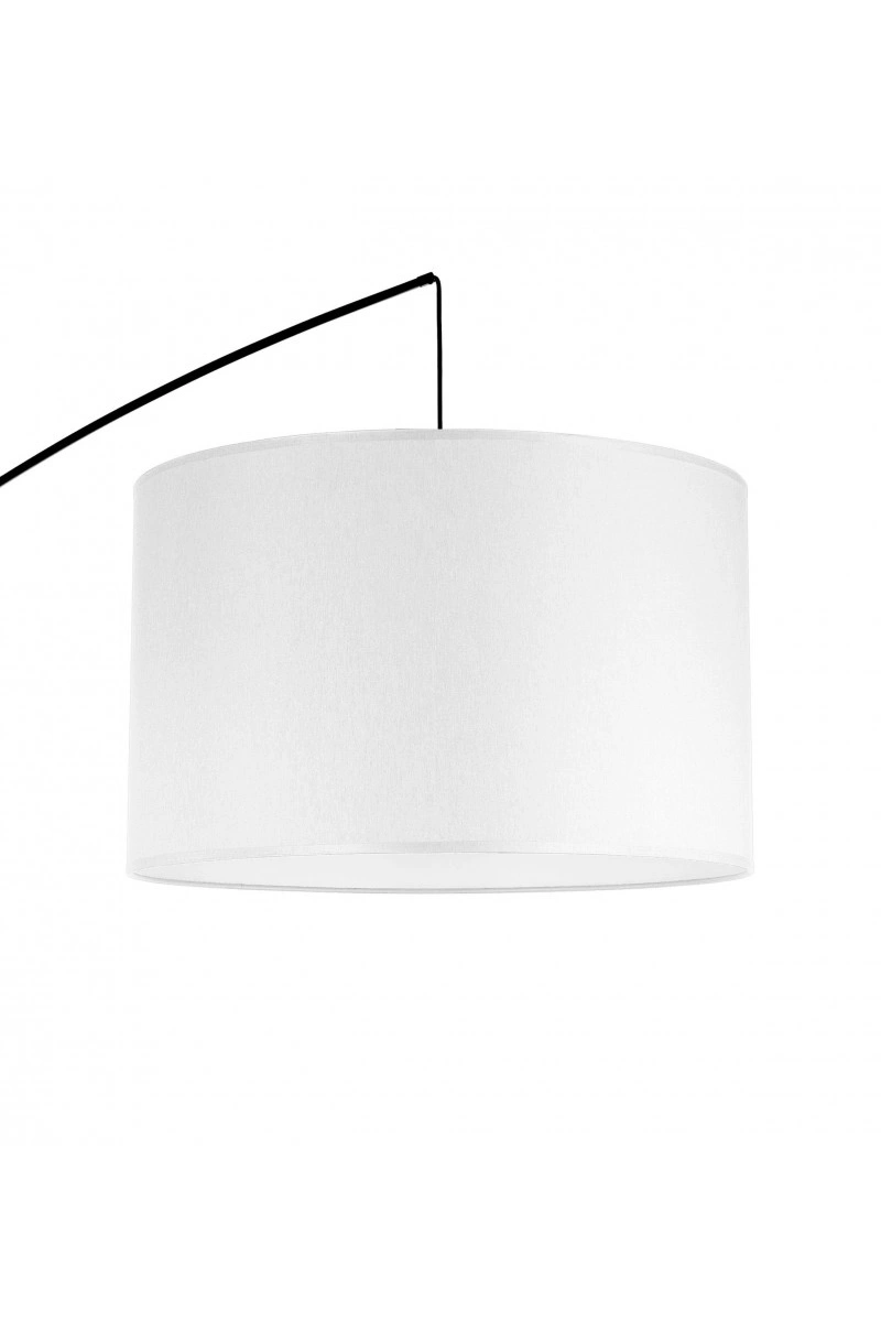   
                        
                        Торшер ZUMALINE (Польща) 50990    
                         у стилі Модерн.  
                        Тип джерела світла: світлодіодна лампа, змінна.                                                 Кольори плафонів і підвісок: Білий.                         Матеріал: Тканина.                          фото 2