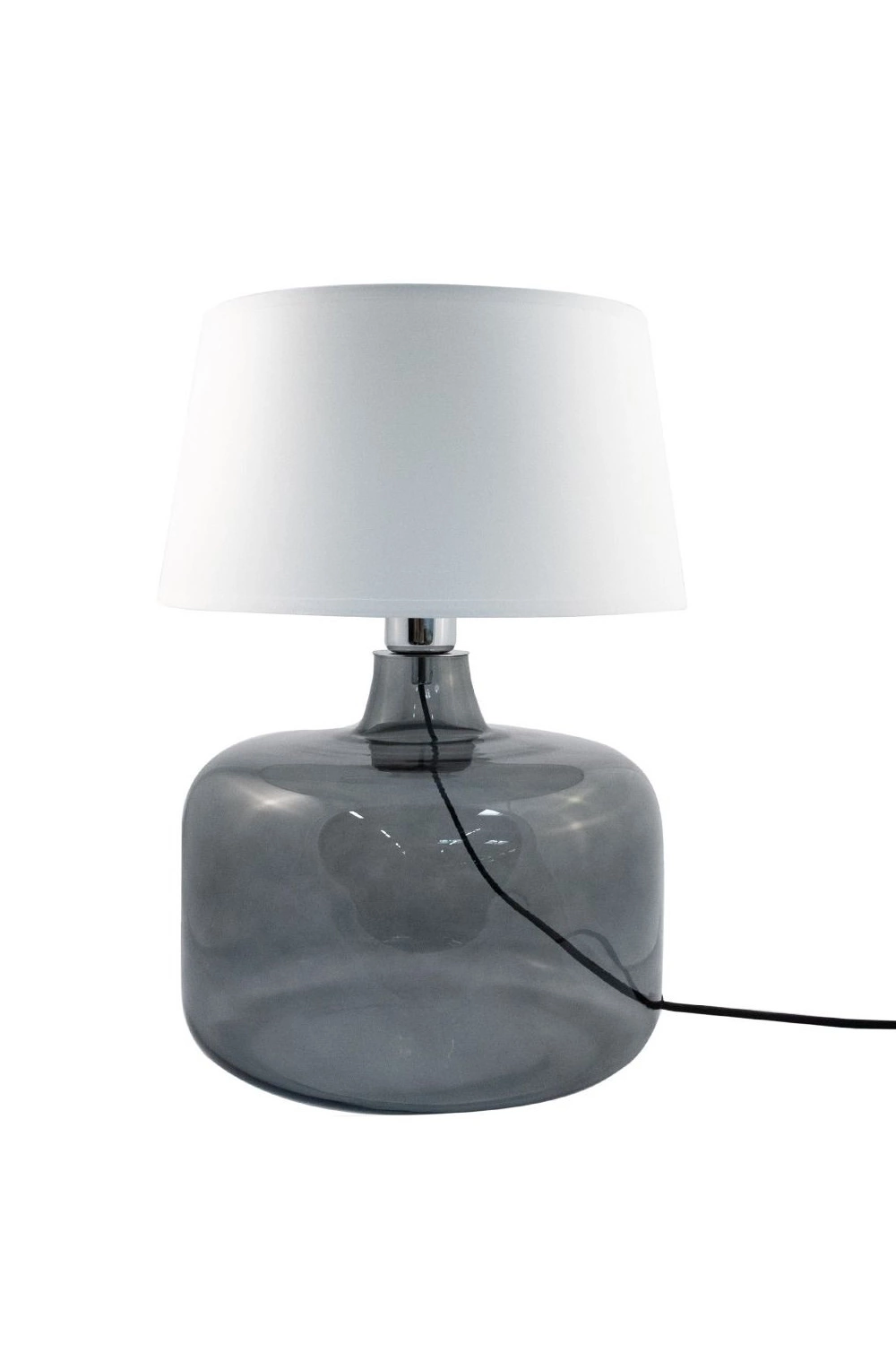   
                        Настільна лампа ZUMALINE (Польща) 51011    
                         у стилі Модерн.  
                        Тип джерела світла: cвітлодіодні led, енергозберігаючі, розжарювання.                                                 Кольори плафонів і підвісок: Білий.                         Матеріал: Тканина.                          фото 1