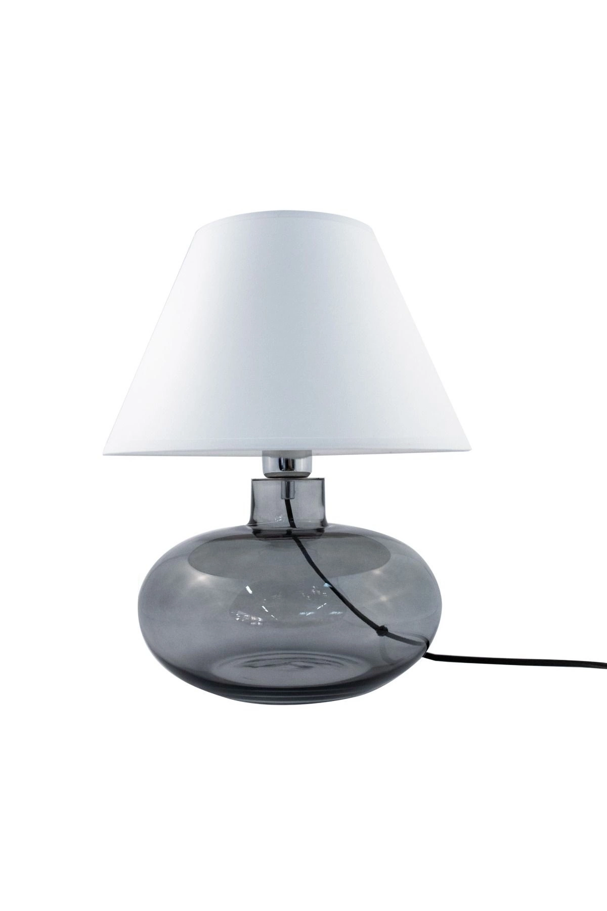   
                        Настільна лампа ZUMALINE (Польща) 51022    
                         у стилі модерн.  
                        Тип джерела світла: cвітлодіодні led, енергозберігаючі, розжарювання.                                                 Кольори плафонів і підвісок: білий.                         Матеріал: тканина.                          фото 1