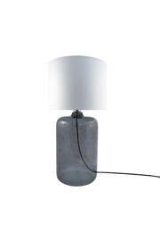   
                        Настільна лампа ZUMALINE (Польща) 51029    
                         у стилі модерн.  
                        Тип джерела світла: cвітлодіодні led, енергозберігаючі, розжарювання.                                                 Кольори плафонів і підвісок: білий.                         Матеріал: тканина.                          фото 1