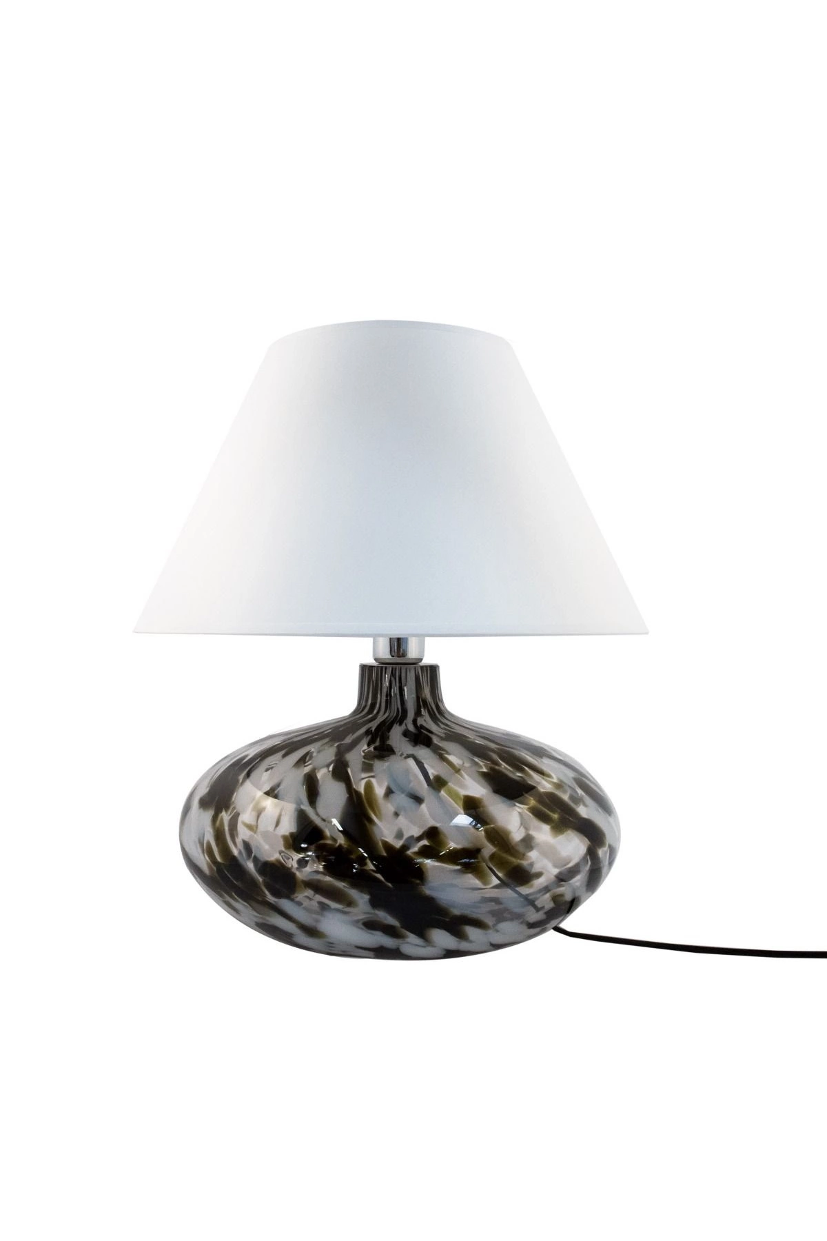   
                        
                        Настільна лампа ZUMALINE (Польща) 51038    
                         у стилі Модерн.  
                        Тип джерела світла: світлодіодна лампа, змінна.                                                 Кольори плафонів і підвісок: Білий.                         Матеріал: Тканина.                          фото 1