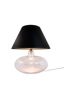   
                        
                        Настільна лампа ZUMALINE (Польща) 51043    
                         у стилі Модерн.  
                        Тип джерела світла: світлодіодна лампа, змінна.                                                 Кольори плафонів і підвісок: Чорний, Золото.                         Матеріал: Тканина.                          фото 2