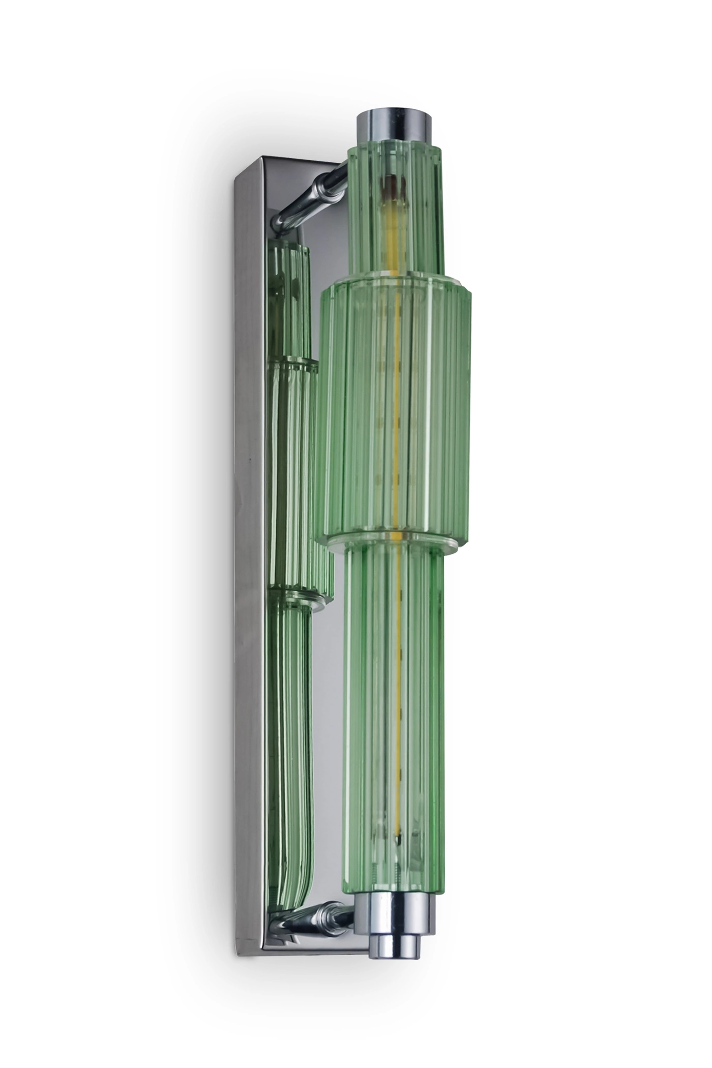   
                        Світильник настінний MAYTONI (Німеччина) 51101    
                         у стилі Модерн.  
                        Тип джерела світла: вбудовані світлодіоди led.                                                 Кольори плафонів і підвісок: Зелений.                         Матеріал: Скло.                          фото 1
