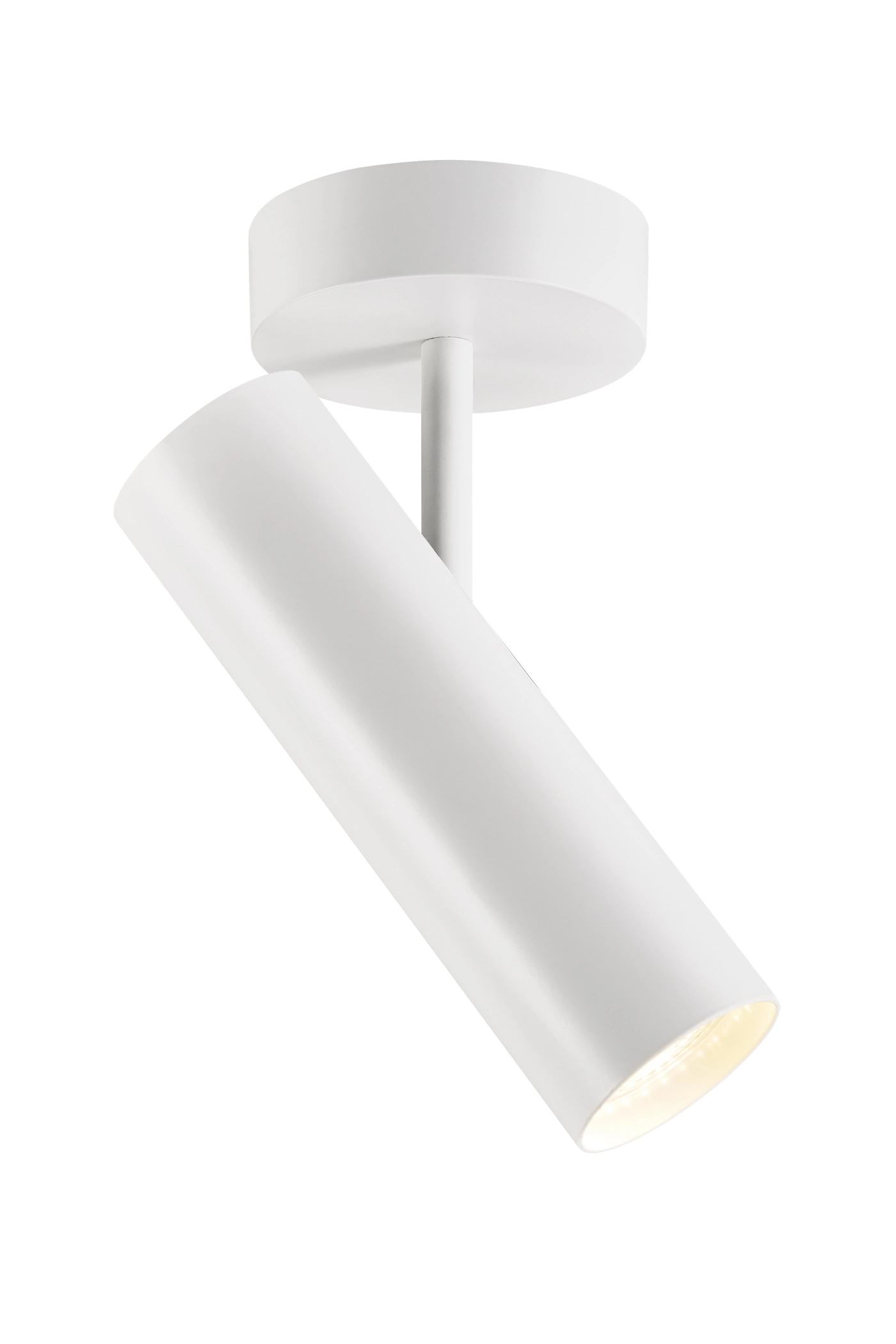   
                        Точковий світильник NORDLUX (Данія) 51110    
                         у стилі Хай-тек.  
                        Тип джерела світла: cвітлодіодні led, галогенні.                         Форма: Циліндр.                         Кольори плафонів і підвісок: Білий.                         Матеріал: Пластик.                          фото 2