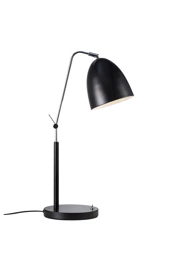   
                        
                        Настільна лампа NORDLUX (Данія) 51136    
                         у стилі Скандинавський, Лофт, Хай-тек.  
                        Тип джерела світла: світлодіодна лампа, змінна.                                                 Кольори плафонів і підвісок: Чорний.                         Матеріал: Метал, Пластик.                          фото 1