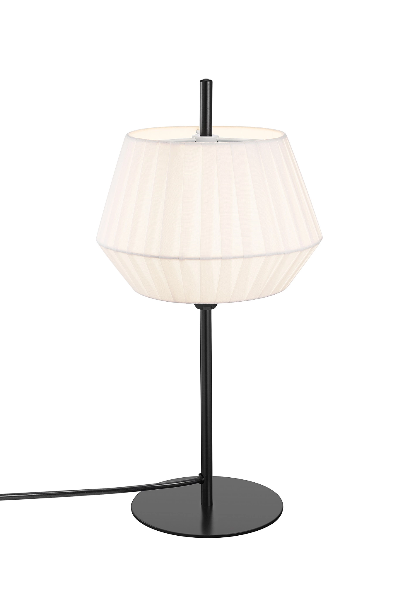   
                        Настольная лампа NORDLUX  (Дания) 51195    
                         в стиле Модерн.  
                        Тип источника света: светодиодная лампа, сменная.                                                 Цвета плафонов и подвесок: Белый.                         Материал: Ткань.                          фото 1