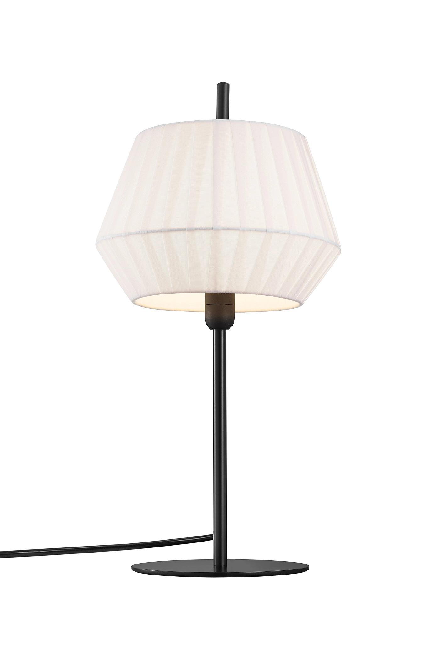   
                        Настільна лампа NORDLUX (Данія) 51195    
                         у стилі Модерн.  
                        Тип джерела світла: світлодіодна лампа, змінна.                                                 Кольори плафонів і підвісок: Білий.                         Матеріал: Тканина.                          фото 2