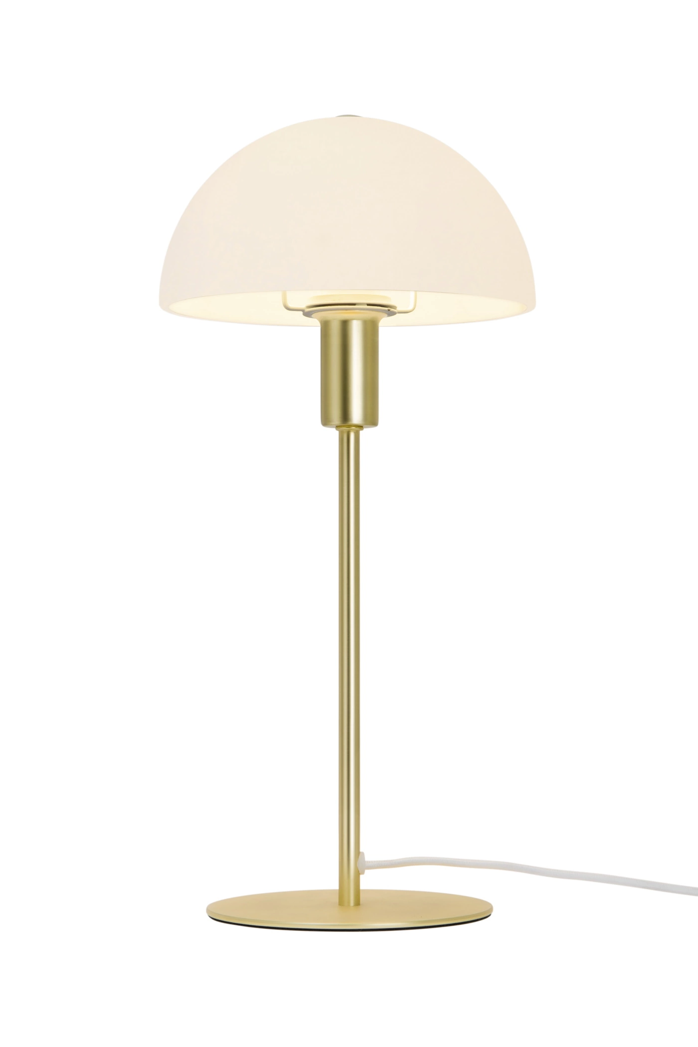   
                        Настольная лампа NORDLUX  (Дания) 51203    
                         в стиле Модерн.  
                        Тип источника света: светодиодная лампа, сменная.                                                 Цвета плафонов и подвесок: Белый.                         Материал: Стекло.                          фото 1