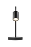   
                        Настольная лампа NORDLUX  (Дания) 51207    
                         в стиле Хай-тек.  
                        Тип источника света: светодиодная лампа, сменная.                                                 Цвета плафонов и подвесок: Черный.                         Материал: Металл.                          фото 3