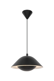   
                        Люстра NORDLUX (Данія) 51215    
                         у стилі лофт.  
                        Тип джерела світла: cвітлодіодні led, енергозберігаючі, розжарювання.                         Форма: коло.                         Кольори плафонів і підвісок: чорний.                         Матеріал: метал.                          фото 1