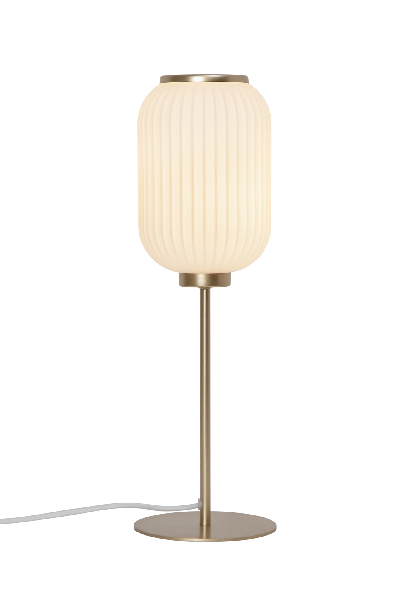   
                        Настільна лампа NORDLUX (Данія) 51264    
                         у стилі Модерн.  
                        Тип джерела світла: світлодіодна лампа, змінна.                                                 Кольори плафонів і підвісок: Білий.                         Матеріал: Скло.                          фото 1