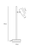   
                        
                        Настольная лампа NORDLUX (Дания) 51297    
                         в стиле Хай-тек.  
                        Тип источника света: встроенный led-модуль, несъемный.                                                 Цвета плафонов и подвесок: Белый.                         Материал: Металл.                          фото 6