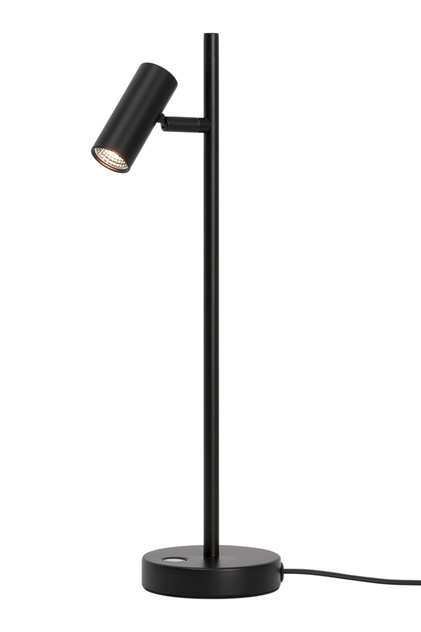   
                        
                        Настольная лампа NORDLUX (Дания) 51298    
                         в стиле Хай-тек.  
                        Тип источника света: встроенный led-модуль, несъемный.                                                 Цвета плафонов и подвесок: Черный.                         Материал: Металл.                          фото 1