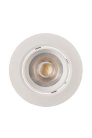   
                        Точковий світильник NORDLUX (Данія) 51319    
                         у стилі Хай-тек.  
                        Тип джерела світла: вбудовані світлодіоди led.                         Форма: Коло.                         Кольори плафонів і підвісок: Білий.                         Матеріал: Пластик.                          фото 1