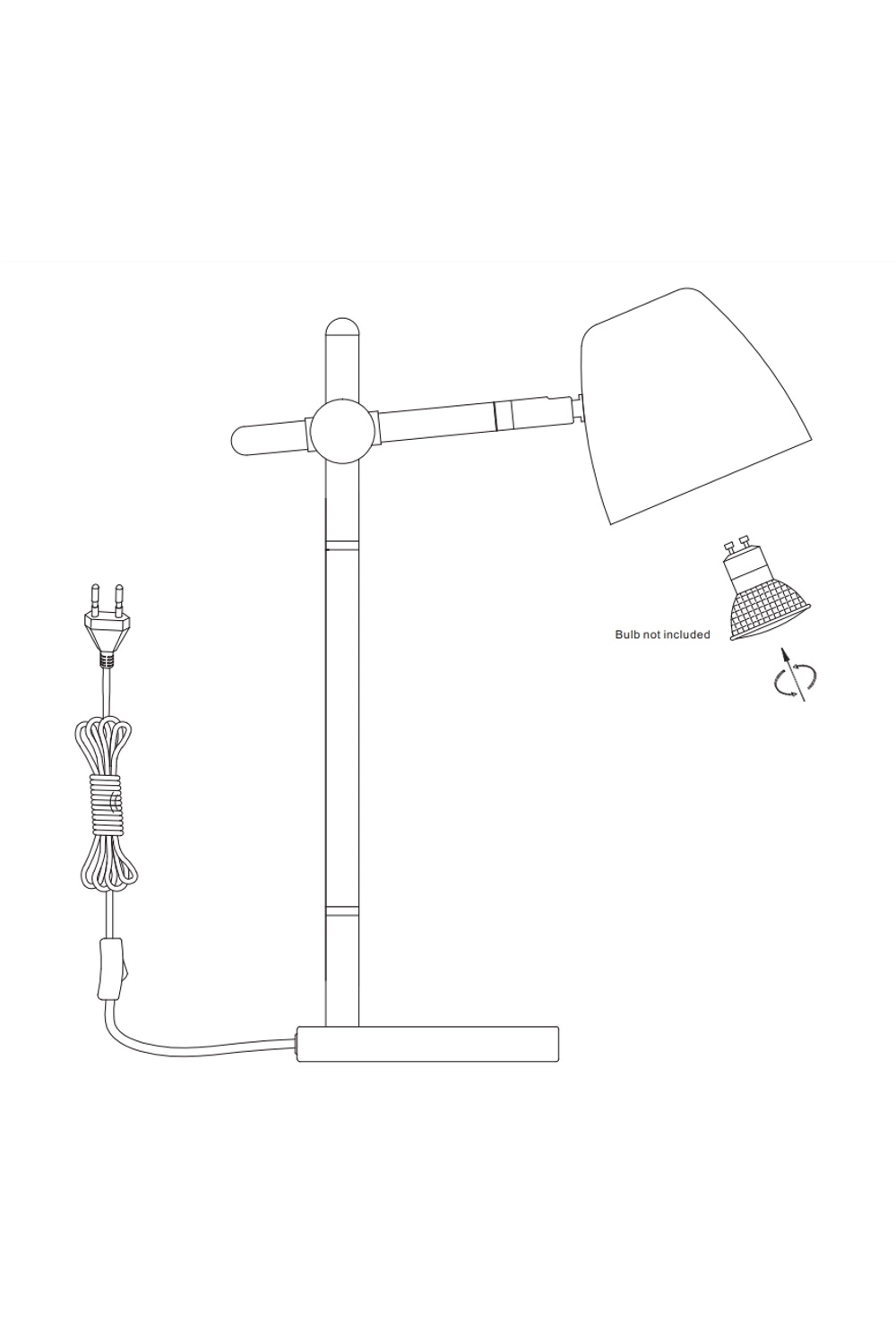   
                        Настільна лампа NORDLUX (Данія) 51332    
                         у стилі кантрі, лофт.  
                        Тип джерела світла: cвітлодіодні led, галогенні.                                                 Кольори плафонів і підвісок: чорний.                         Матеріал: метал, дерево.                          фото 7
