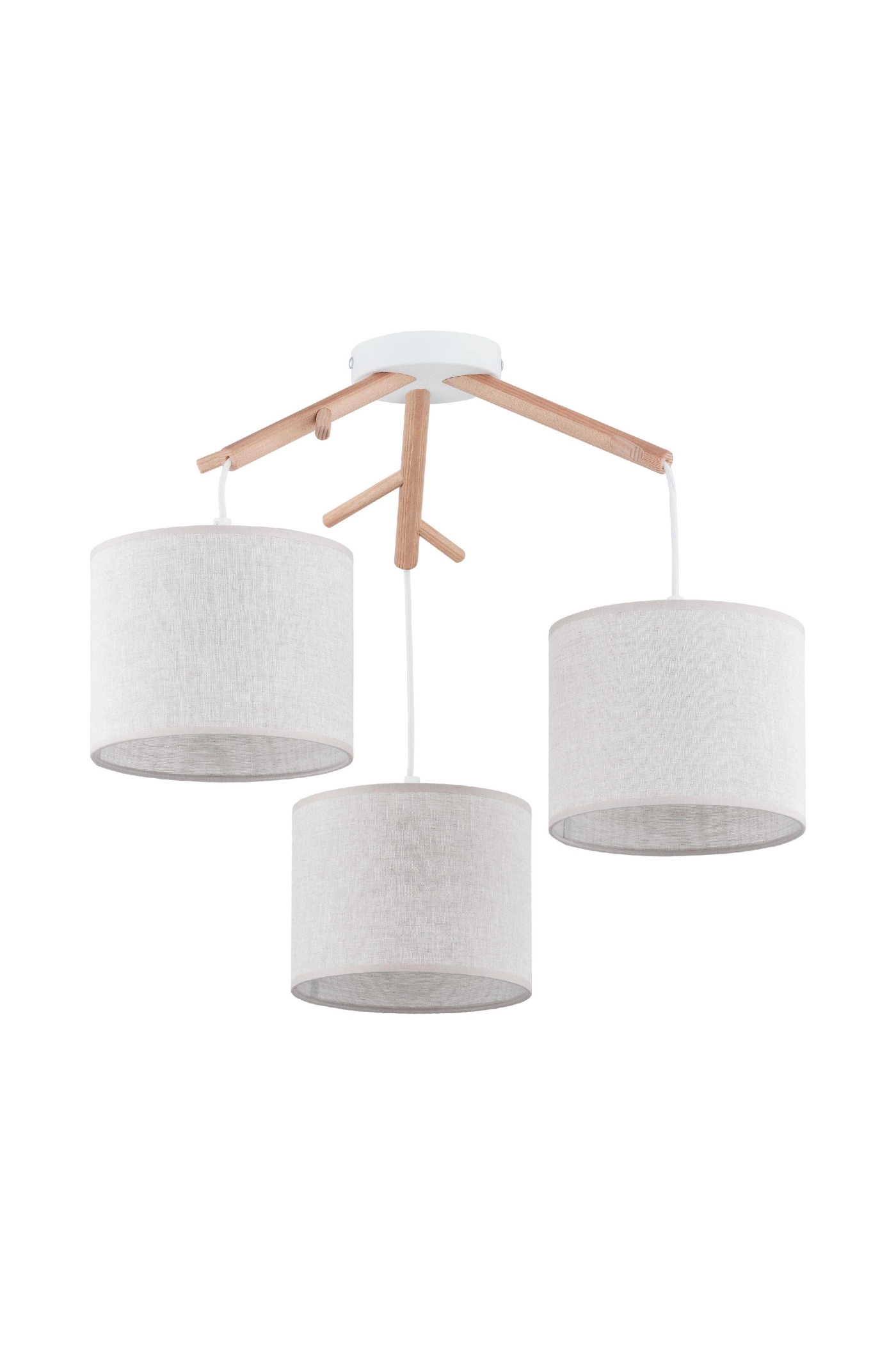   
                        
                        Люстра TK LIGHTING (Польша) 51363    
                         В стиле Прованс, Скандинавский.  
                        Тип источника света: светодиодная лампа, сменная.                         Форма: Круг.                         Цвета плафонов и подвесок: Белый.                         Материал: Ткань.                          фото 1