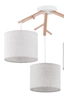   
                        
                        Люстра TK LIGHTING (Польша) 51363    
                         В стиле Прованс, Скандинавский.  
                        Тип источника света: светодиодная лампа, сменная.                         Форма: Круг.                         Цвета плафонов и подвесок: Белый.                         Материал: Ткань.                          фото 2