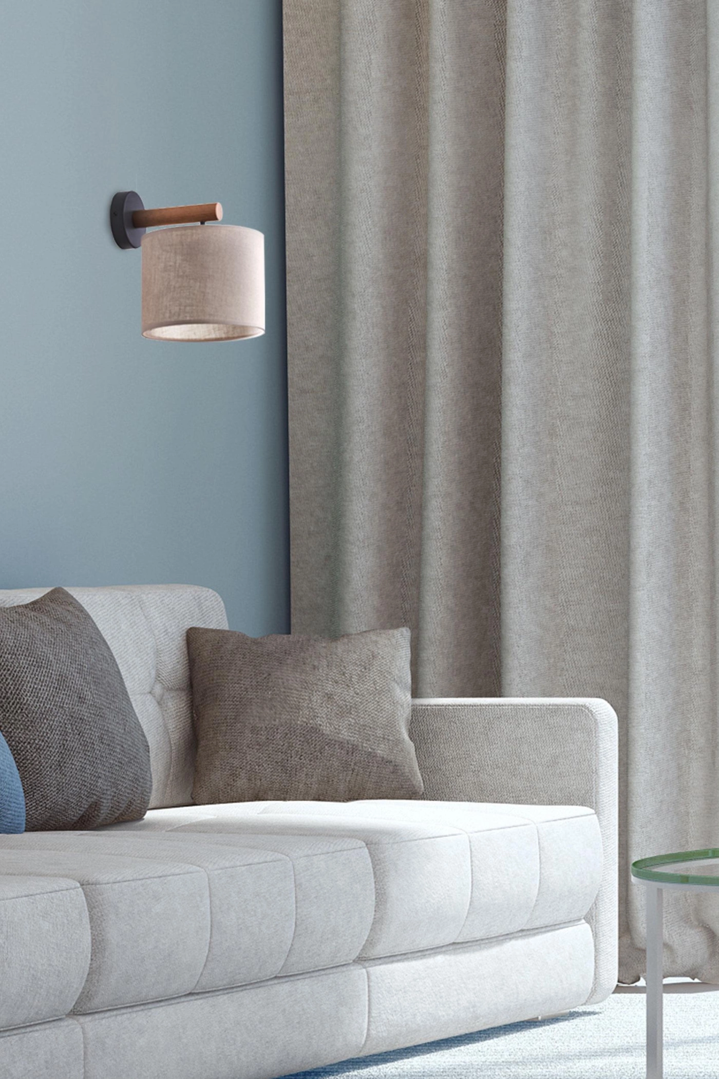   
                        
                        Бра TK LIGHTING (Польша) 51365    
                         В стиле Кантри.  
                        Тип источника света: светодиодная лампа, сменная.                                                 Цвета плафонов и подвесок: Бежевый.                         Материал: Ткань.                          фото 3