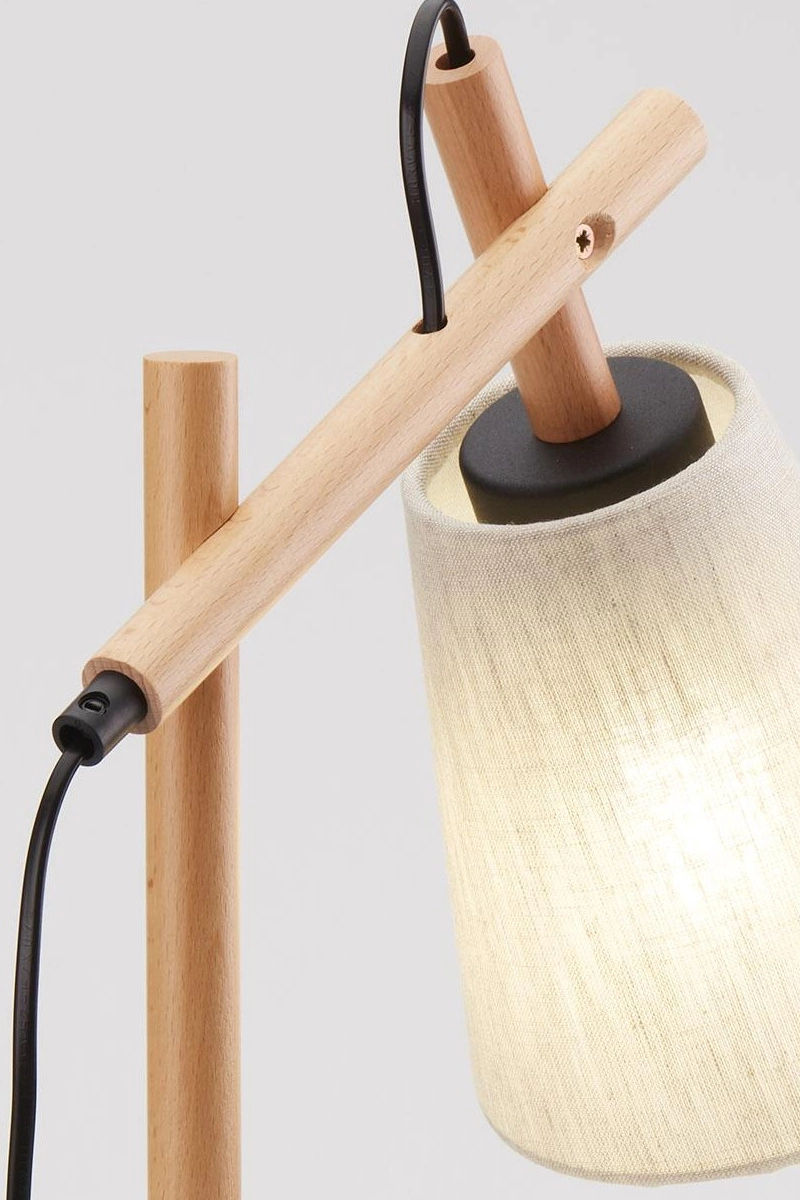   
                        
                        Настольная лампа TK LIGHTING (Польша) 51371    
                         в стиле Кантри, Модерн.  
                        Тип источника света: светодиодная лампа, сменная.                                                 Цвета плафонов и подвесок: Бежевый.                         Материал: Ткань.                          фото 4