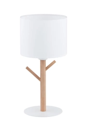   
                        
                        Настільна лампа TK LIGHTING (Польща) 51391    
                         у стилі Скандинавський, Модерн.  
                        Тип джерела світла: світлодіодна лампа, змінна.                                                 Кольори плафонів і підвісок: Білий.                         Матеріал: Тканина.                          фото 1