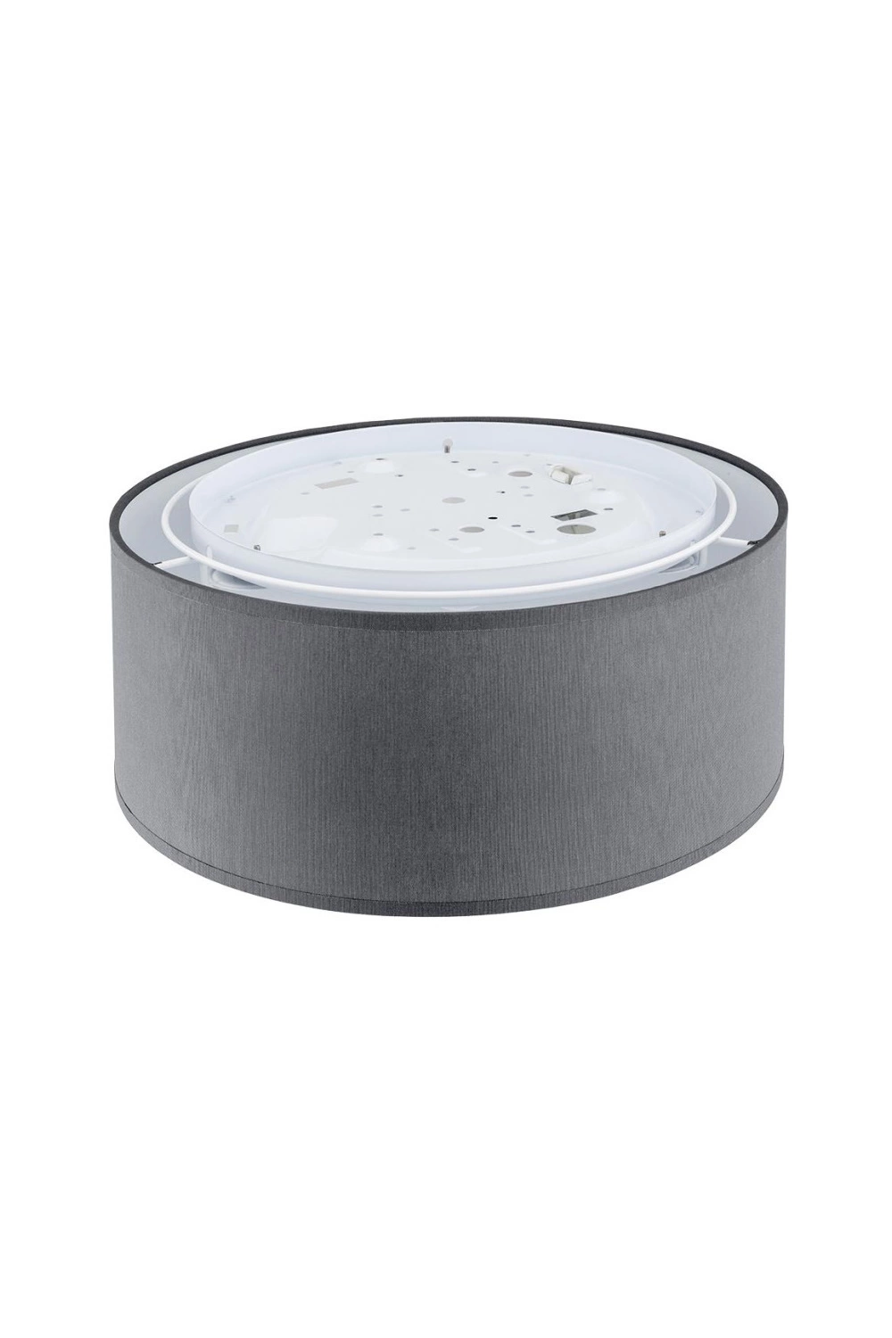   
                        
                        Светильник потолочный TK LIGHTING (Польша) 51432    
                         В стиле Модерн.  
                        Тип источника света: светодиодная лампа, сменная.                         Форма: Цилиндр.                         Цвета плафонов и подвесок: Серый, Белый.                         Материал: Ткань, Пластик.                          фото 4
