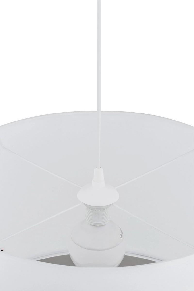   
                        
                        Люстра TK LIGHTING (Польща) 51438    
                         У стилі Модерн.  
                        Тип джерела світла: світлодіодна лампа, змінна.                         Форма: Циліндр.                         Кольори плафонів і підвісок: Білий.                         Матеріал: Тканина, Пластик.                          фото 3