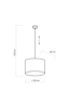   
                        
                        Люстра TK LIGHTING (Польща) 51445    
                         У стилі Лофт.  
                        Тип джерела світла: світлодіодна лампа, змінна.                         Форма: Циліндр.                         Кольори плафонів і підвісок: Чорний, Золото.                         Матеріал: Тканина.                          фото 4