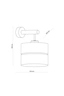   
                        
                        Бра TK LIGHTING (Польша) 51461    
                         В стиле Модерн.  
                        Тип источника света: светодиодная лампа, сменная.                                                 Цвета плафонов и подвесок: Бежевый.                         Материал: Ткань.                          фото 3