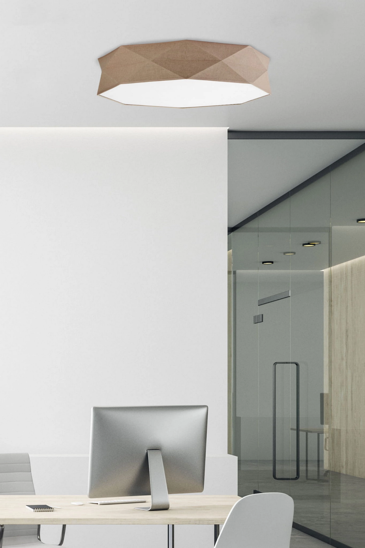   
                        
                        Світильник стельовий TK LIGHTING (Польща) 51482    
                         У стилі Скандинавський.  
                        Тип джерела світла: світлодіодна лампа, змінна.                         Форма: Коло.                         Кольори плафонів і підвісок: Бежевий, Білий.                         Матеріал: Тканина, Пластик.                          фото 3