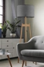   
                        
                        Торшер TK LIGHTING (Польша) 51493    
                         В стиле Скандинавский, Модерн.  
                        Тип источника света: светодиодная лампа, сменная.                                                 Цвета плафонов и подвесок: Серый.                         Материал: Ткань.                          фото 3