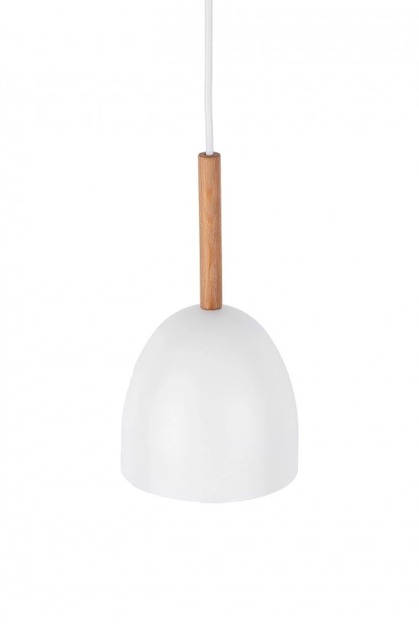   
                        
                        Люстра TK LIGHTING (Польща) 51530    
                         У стилі Скандинавський.  
                        Тип джерела світла: світлодіодна лампа, змінна.                         Форма: Коло.                         Кольори плафонів і підвісок: Білий, Коричневий.                         Матеріал: Метал, Дерево.                          фото 4