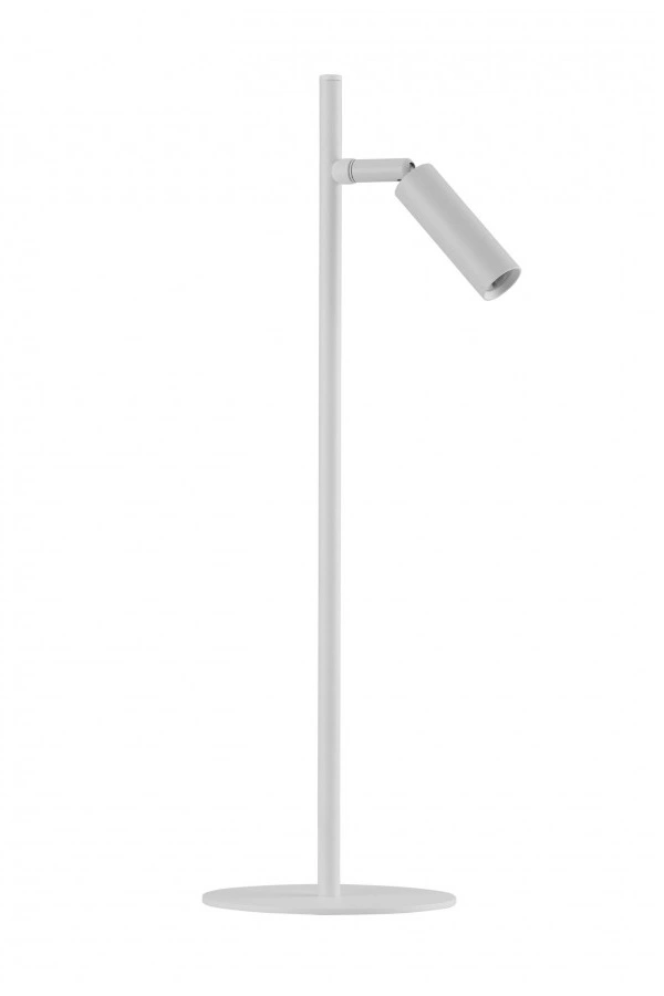   
                        
                        Настольная лампа TK LIGHTING (Польша) 51539    
                         в стиле Хай-тек.  
                        Тип источника света: светодиодная лампа, сменная.                                                 Цвета плафонов и подвесок: Белый.                         Материал: Металл.                          фото 1