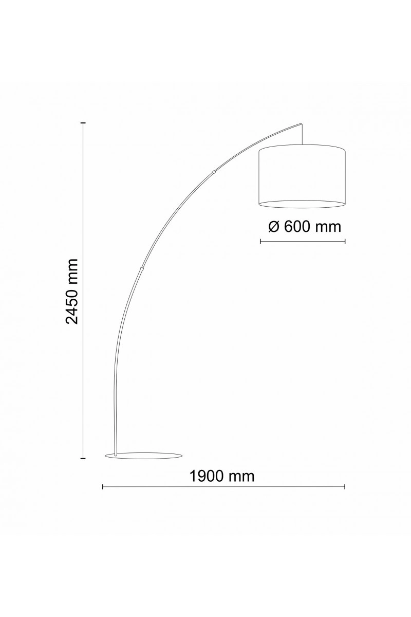   
                        
                        Торшер TK LIGHTING (Польща) 51545    
                         у стилі Модерн.  
                        Тип джерела світла: світлодіодна лампа, змінна.                                                 Кольори плафонів і підвісок: Сірий.                         Матеріал: Тканина.                          фото 3