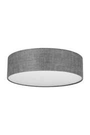   
                        
                        Світильник стельовий TK LIGHTING (Польща) 51551    
                         у стилі Модерн.  
                        Тип джерела світла: світлодіодна лампа, змінна.                         Форма: Коло.                         Кольори плафонів і підвісок: Сірий, Білий.                         Матеріал: Тканина.                          фото 1