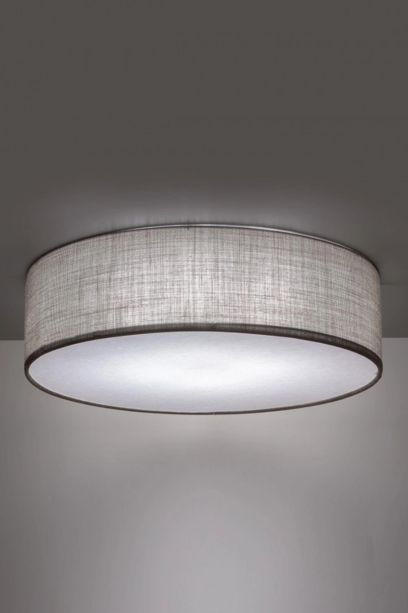   
                        
                        Світильник стельовий TK LIGHTING (Польща) 51551    
                         У стилі Модерн.  
                        Тип джерела світла: світлодіодна лампа, змінна.                         Форма: Коло.                         Кольори плафонів і підвісок: Сірий, Білий.                         Матеріал: Тканина.                          фото 3