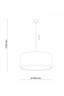   
                        
                        Люстра TK LIGHTING (Польша) 51552    
                         В стиле Модерн.  
                        Тип источника света: светодиодная лампа, сменная.                         Форма: Цилиндр.                         Цвета плафонов и подвесок: Серый, Белый.                         Материал: Ткань, Пластик.                          фото 5