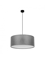   
                        Люстра TK LIGHTING (Польща) 51553    
                         у стилі Модерн.  
                        Тип джерела світла: світлодіодна лампа, змінна.                         Форма: Циліндр.                         Кольори плафонів і підвісок: Сірий, Білий.                         Матеріал: Тканина, Пластик.                          фото 1