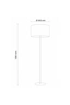   
                        
                        Торшер TK LIGHTING (Польша) 51555    
                         В стиле Модерн.  
                        Тип источника света: светодиодная лампа, сменная.                                                 Цвета плафонов и подвесок: Серый.                         Материал: Ткань.                          фото 3