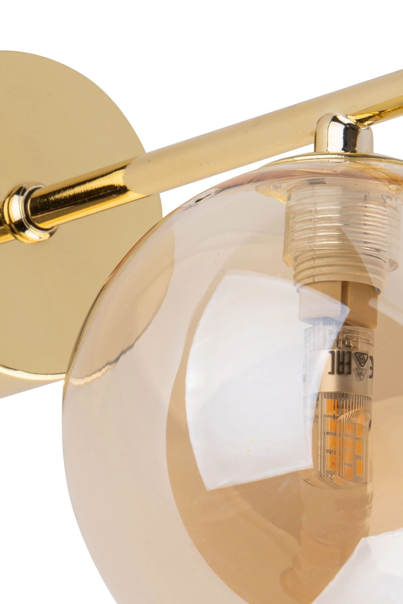   
                        
                        Бра TK LIGHTING (Польша) 51580    
                         В стиле Хай-тек.  
                        Тип источника света: светодиодная лампа, сменная.                                                 Цвета плафонов и подвесок: Желтый.                         Материал: Стекло.                          фото 2