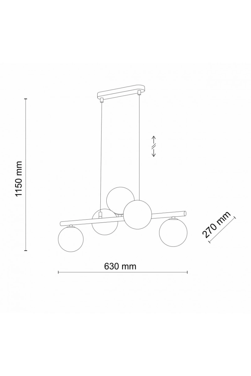   
                        
                        Люстра TK LIGHTING (Польща) 51582    
                         у стилі Хай-тек.  
                        Тип джерела світла: світлодіодна лампа, змінна.                         Форма: Прямокутник.                         Кольори плафонів і підвісок: Жовтий.                         Матеріал: Скло.                          фото 2