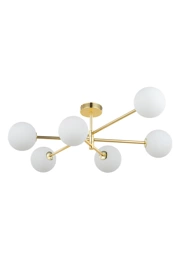   
                        
                        Люстра TK LIGHTING (Польща) 51591    
                         У стилі Модерн.  
                        Тип джерела світла: світлодіодна лампа, змінна.                         Форма: Коло.                         Кольори плафонів і підвісок: Білий.                         Матеріал: Скло.                          фото 1