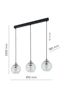   
                        
                        Люстра TK LIGHTING (Польща) 51624    
                         У стилі Лофт.  
                        Тип джерела світла: світлодіодна лампа, змінна.                         Форма: Прямокутник.                         Кольори плафонів і підвісок: Прозорий.                         Матеріал: Скло.                          фото 4