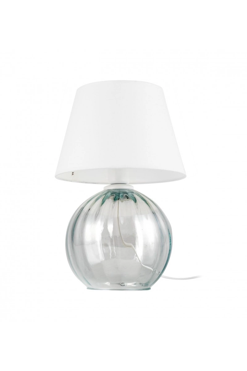   
                        Настільна лампа TK LIGHTING (Польща) 51631    
                         у стилі Модерн, Скандинавський.  
                        Тип джерела світла: світлодіодна лампа, змінна.                                                 Кольори плафонів і підвісок: Білий.                         Матеріал: Тканина.                          фото 1